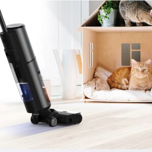 Ezviz RS20 Pro Akıllı Robot + Ezviz RH2 Dikey Şarjlı Süpürge 12,500Pa Emiş gücü birarada