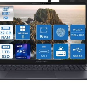 Asus Expertbook B5 B5405CCA-U716512B0D 14" Intel Core Ultra 7 255H AI Boost NPU Top13 16GB Ddr5 512GB SSD Intel Arc Graphics 14" Wuxga (1920X1200) IPS 300NITS FreeDOS Taşınabilir Dizüstü Bilgisayar